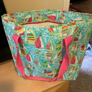 Lilly Pulitzer insulate beach/ pool tote